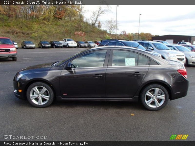 Tungsten Metallic / Jet Black 2014 Chevrolet Cruze LT