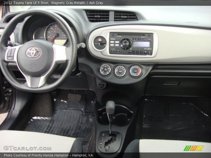 Magnetic Gray Metallic / Ash Gray 2012 Toyota Yaris LE 5 Door