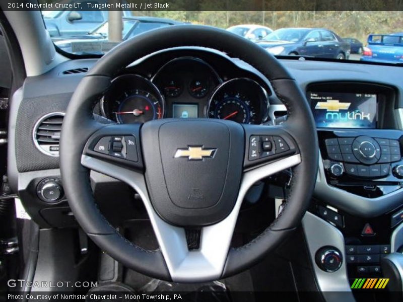 Tungsten Metallic / Jet Black 2014 Chevrolet Cruze LT