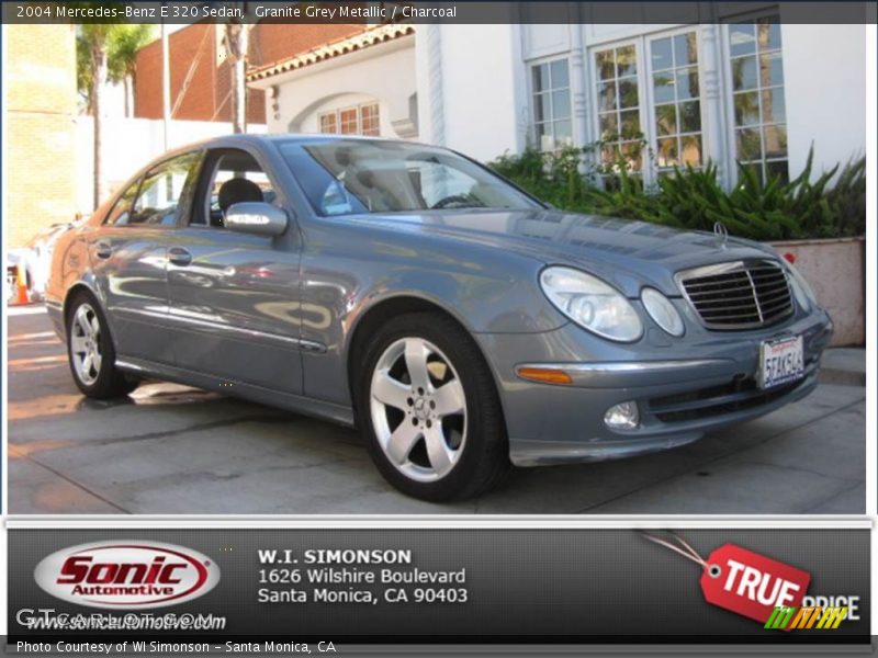 Granite Grey Metallic / Charcoal 2004 Mercedes-Benz E 320 Sedan