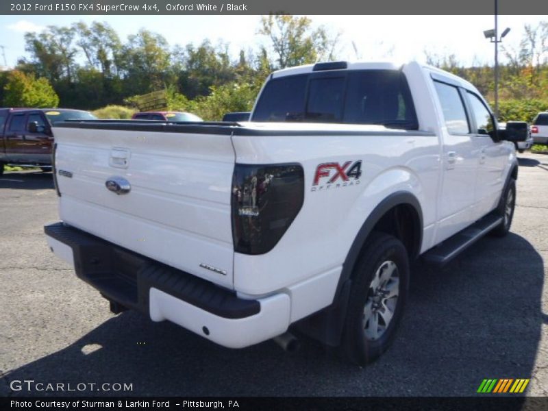 Oxford White / Black 2012 Ford F150 FX4 SuperCrew 4x4