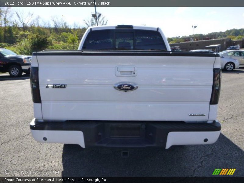 Oxford White / Black 2012 Ford F150 FX4 SuperCrew 4x4