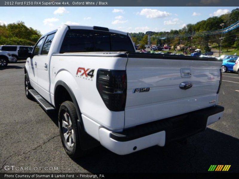 Oxford White / Black 2012 Ford F150 FX4 SuperCrew 4x4