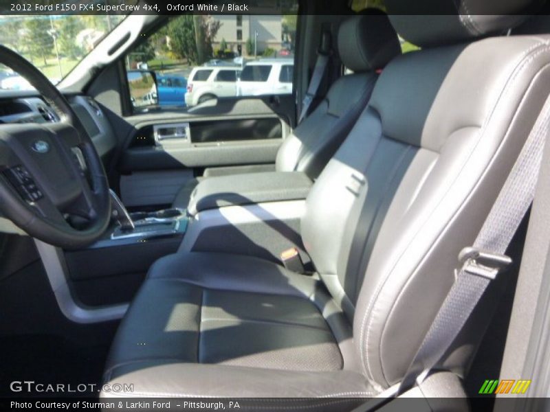 Oxford White / Black 2012 Ford F150 FX4 SuperCrew 4x4