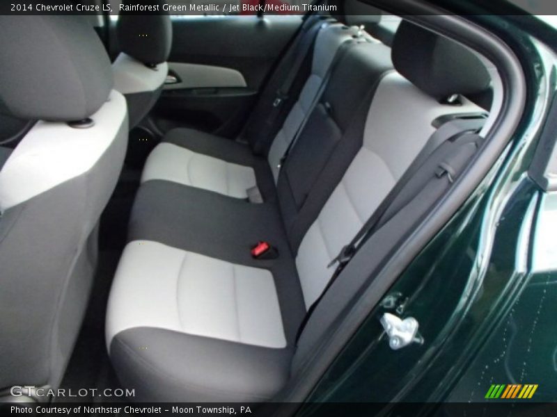 Rainforest Green Metallic / Jet Black/Medium Titanium 2014 Chevrolet Cruze LS