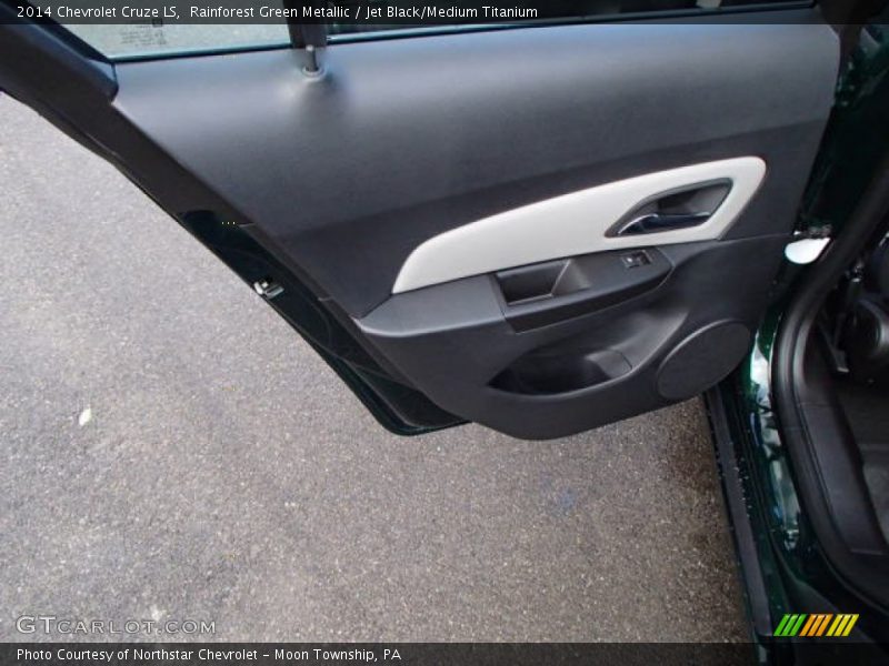 Rainforest Green Metallic / Jet Black/Medium Titanium 2014 Chevrolet Cruze LS