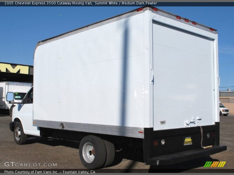 Summit White / Medium Dark Pewter 2005 Chevrolet Express 3500 Cutaway Moving Van