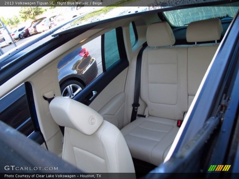 Night Blue Metallic / Beige 2013 Volkswagen Tiguan SE
