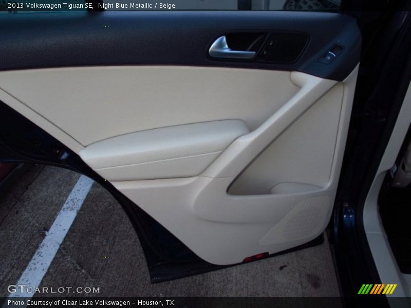 Night Blue Metallic / Beige 2013 Volkswagen Tiguan SE