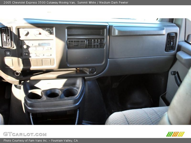 Summit White / Medium Dark Pewter 2005 Chevrolet Express 3500 Cutaway Moving Van