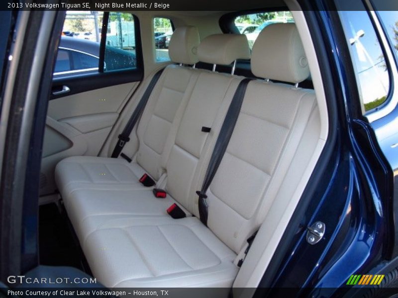 Night Blue Metallic / Beige 2013 Volkswagen Tiguan SE
