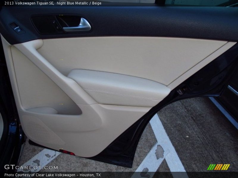 Night Blue Metallic / Beige 2013 Volkswagen Tiguan SE