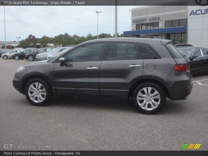 Grigio Metallic / Taupe 2010 Acura RDX Technology