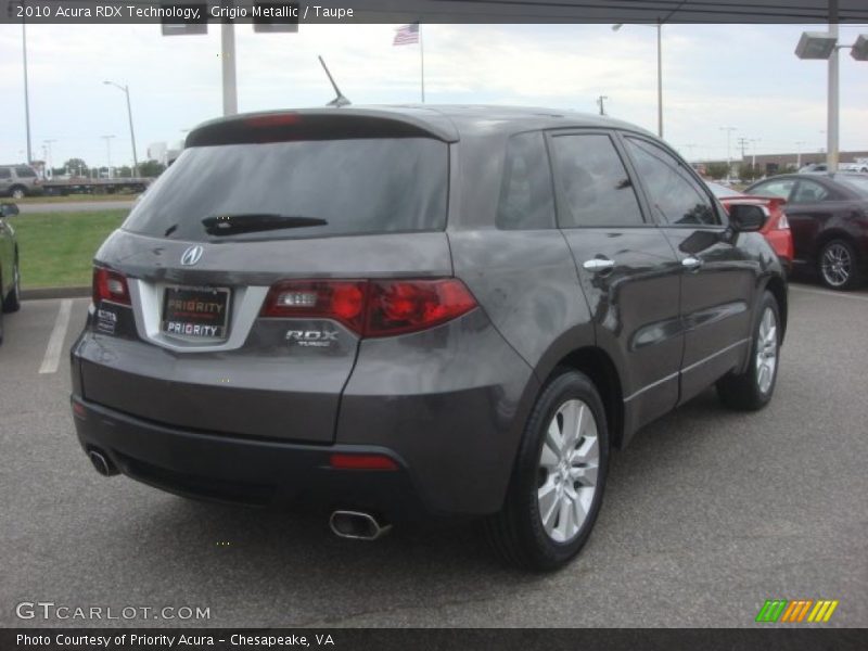 Grigio Metallic / Taupe 2010 Acura RDX Technology