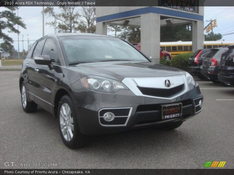Grigio Metallic / Taupe 2010 Acura RDX Technology
