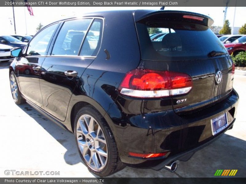 Deep Black Pearl Metallic / Intelagos Plaid Cloth 2014 Volkswagen GTI 4 Door Wolfsburg Edition