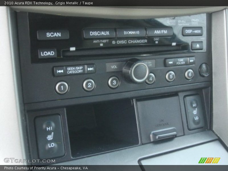 Grigio Metallic / Taupe 2010 Acura RDX Technology