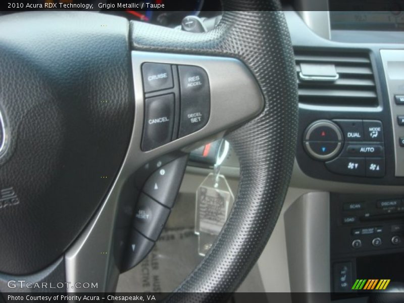 Grigio Metallic / Taupe 2010 Acura RDX Technology