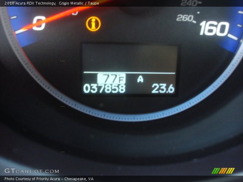 Grigio Metallic / Taupe 2010 Acura RDX Technology