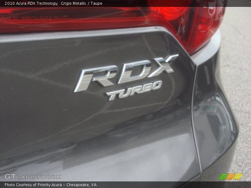 Grigio Metallic / Taupe 2010 Acura RDX Technology