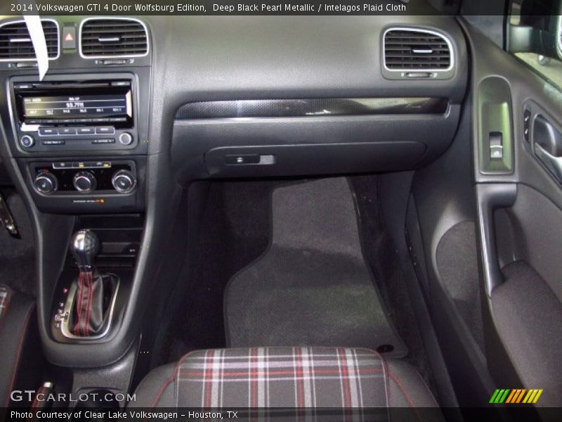 Deep Black Pearl Metallic / Intelagos Plaid Cloth 2014 Volkswagen GTI 4 Door Wolfsburg Edition