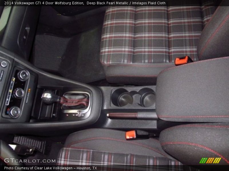 Deep Black Pearl Metallic / Intelagos Plaid Cloth 2014 Volkswagen GTI 4 Door Wolfsburg Edition