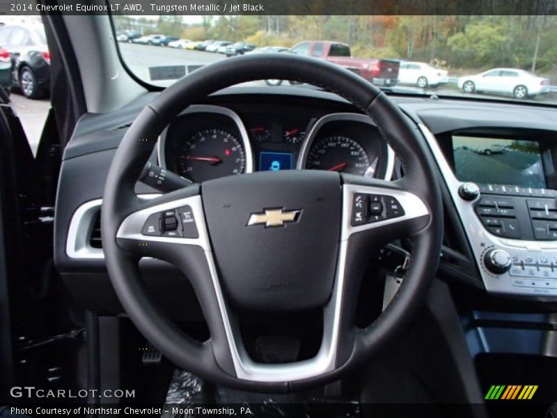 Tungsten Metallic / Jet Black 2014 Chevrolet Equinox LT AWD