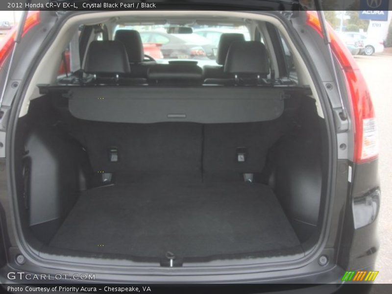 Crystal Black Pearl / Black 2012 Honda CR-V EX-L
