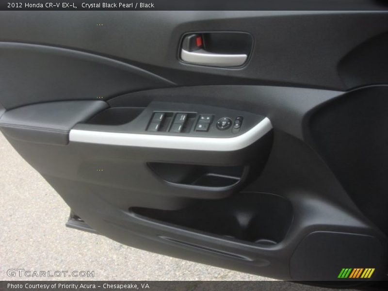 Crystal Black Pearl / Black 2012 Honda CR-V EX-L