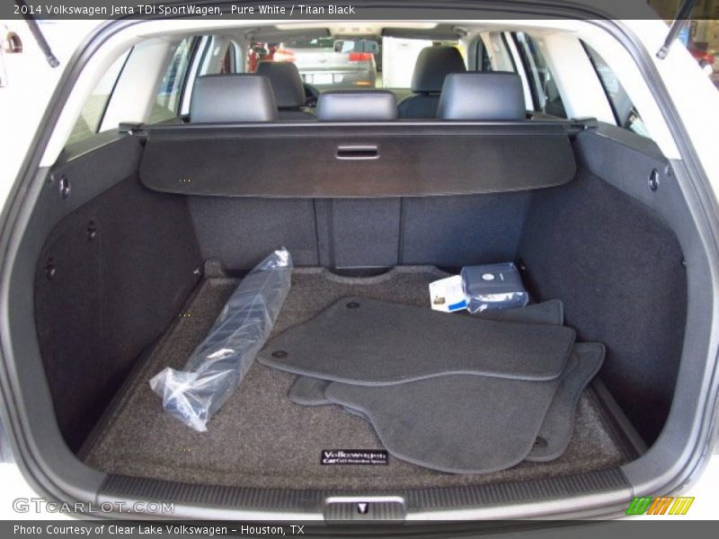 Pure White / Titan Black 2014 Volkswagen Jetta TDI SportWagen