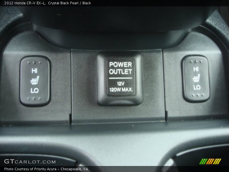 Crystal Black Pearl / Black 2012 Honda CR-V EX-L
