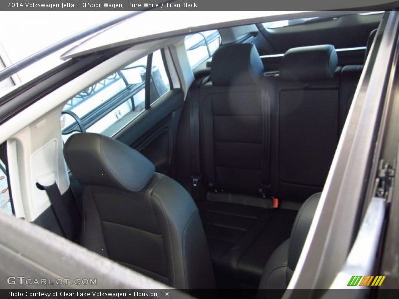 Pure White / Titan Black 2014 Volkswagen Jetta TDI SportWagen