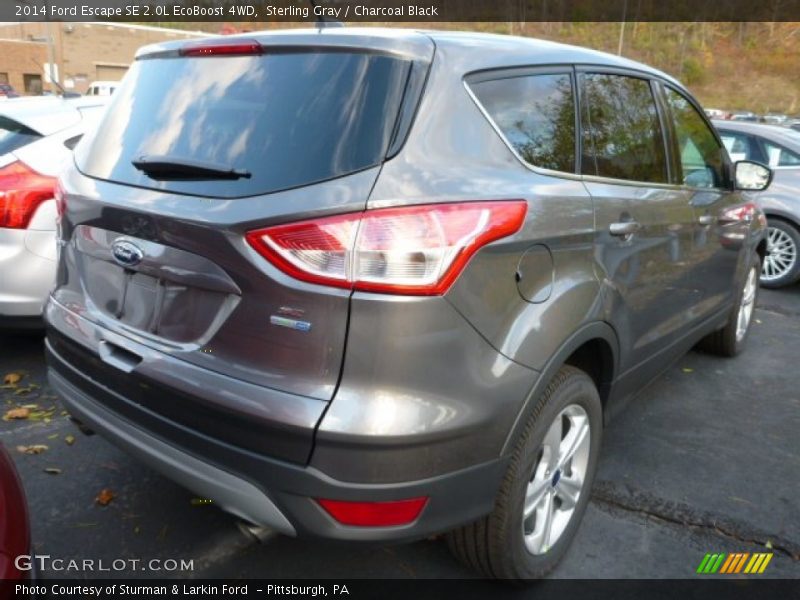 Sterling Gray / Charcoal Black 2014 Ford Escape SE 2.0L EcoBoost 4WD