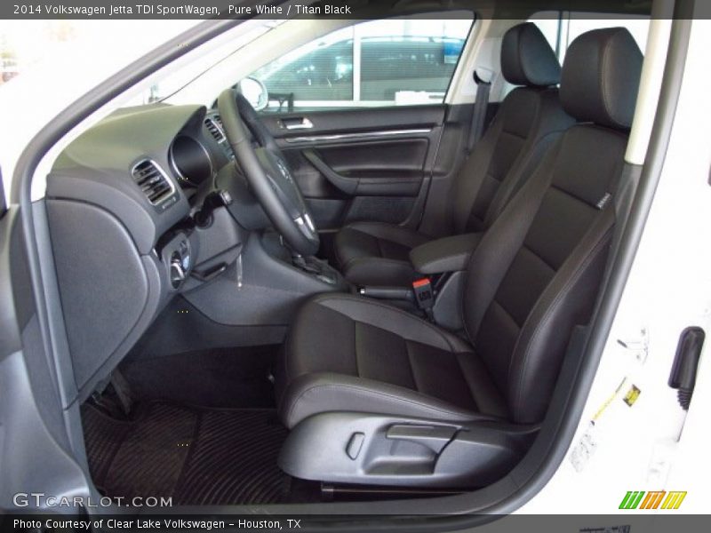 Pure White / Titan Black 2014 Volkswagen Jetta TDI SportWagen