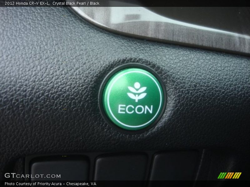 Crystal Black Pearl / Black 2012 Honda CR-V EX-L