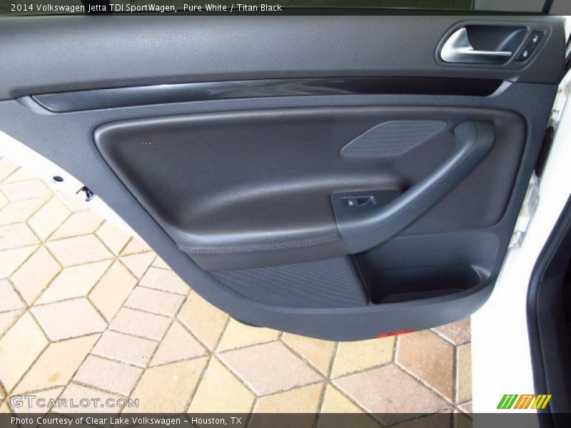 Pure White / Titan Black 2014 Volkswagen Jetta TDI SportWagen