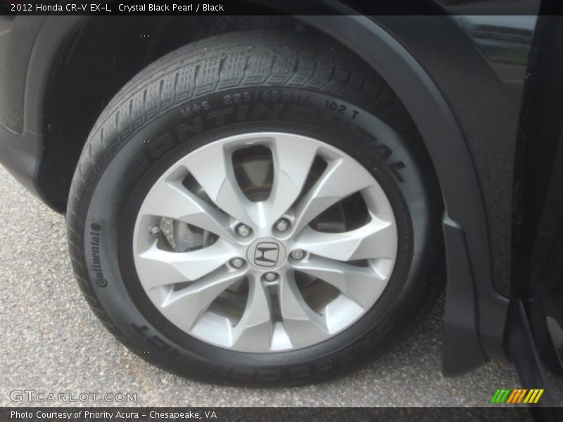 Crystal Black Pearl / Black 2012 Honda CR-V EX-L