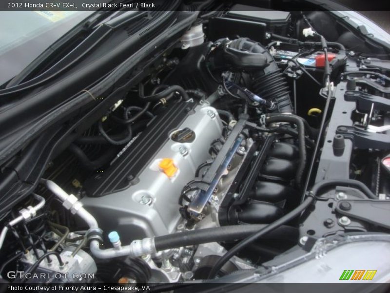 Crystal Black Pearl / Black 2012 Honda CR-V EX-L