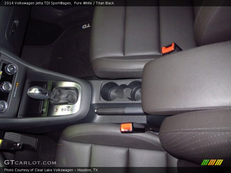 Pure White / Titan Black 2014 Volkswagen Jetta TDI SportWagen