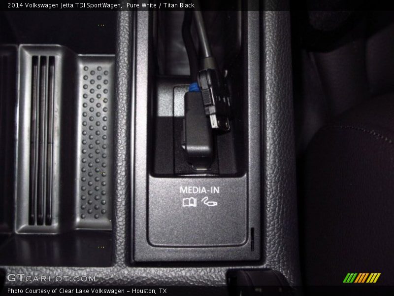 Pure White / Titan Black 2014 Volkswagen Jetta TDI SportWagen
