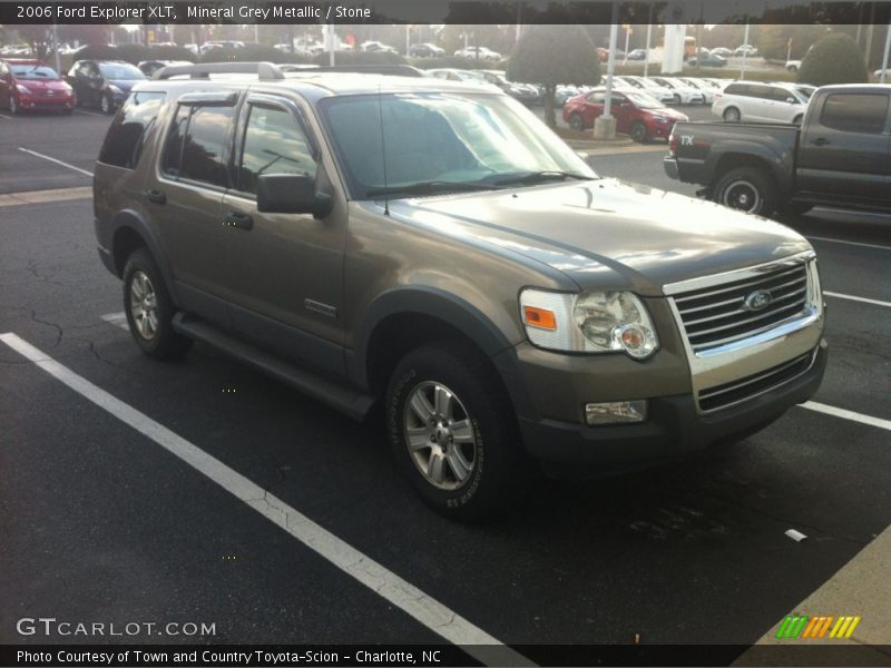 Mineral Grey Metallic / Stone 2006 Ford Explorer XLT