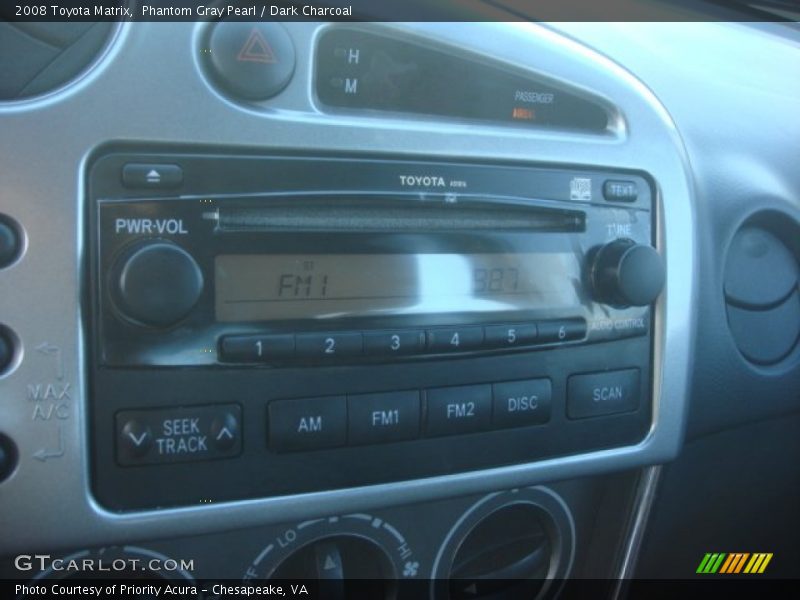 Phantom Gray Pearl / Dark Charcoal 2008 Toyota Matrix