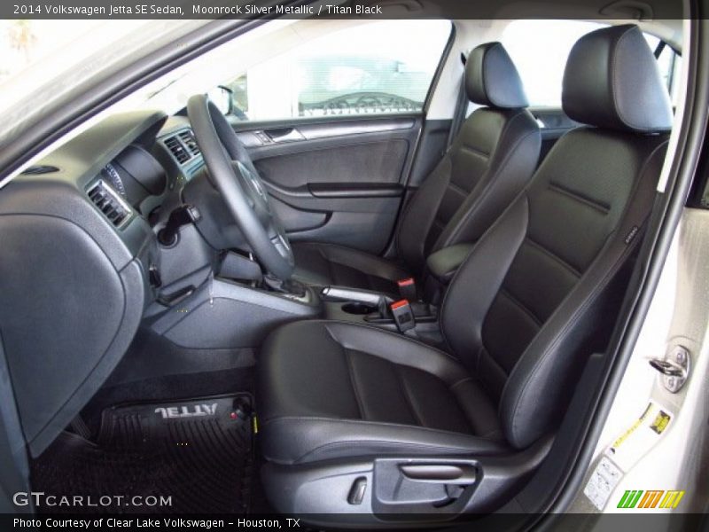 Moonrock Silver Metallic / Titan Black 2014 Volkswagen Jetta SE Sedan