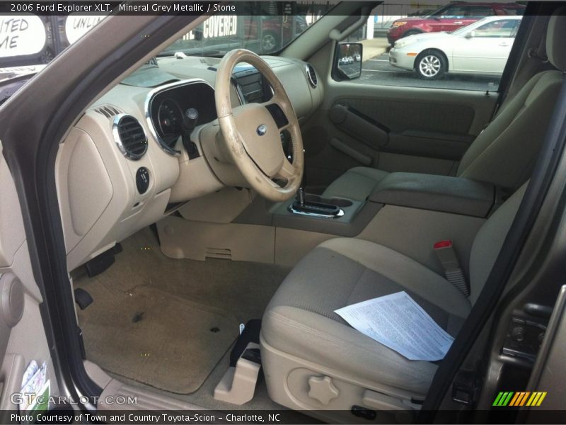 Mineral Grey Metallic / Stone 2006 Ford Explorer XLT