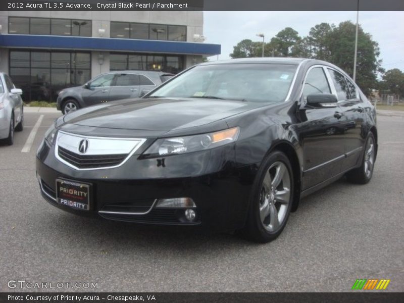 Crystal Black Pearl / Parchment 2012 Acura TL 3.5 Advance