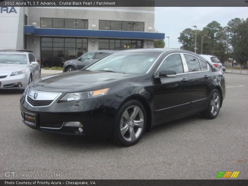 Crystal Black Pearl / Parchment 2012 Acura TL 3.5 Advance