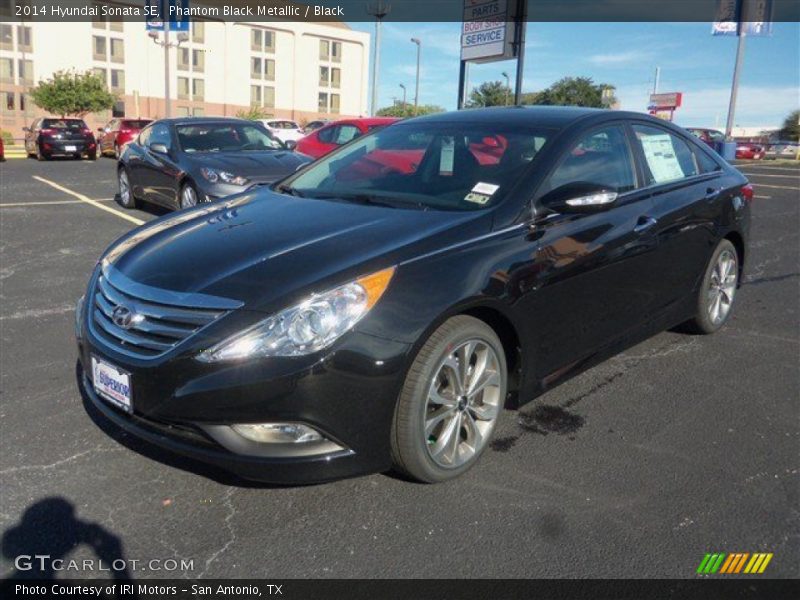 Phantom Black Metallic / Black 2014 Hyundai Sonata SE