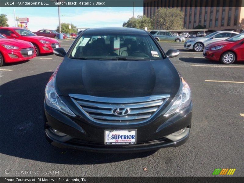 Phantom Black Metallic / Black 2014 Hyundai Sonata SE