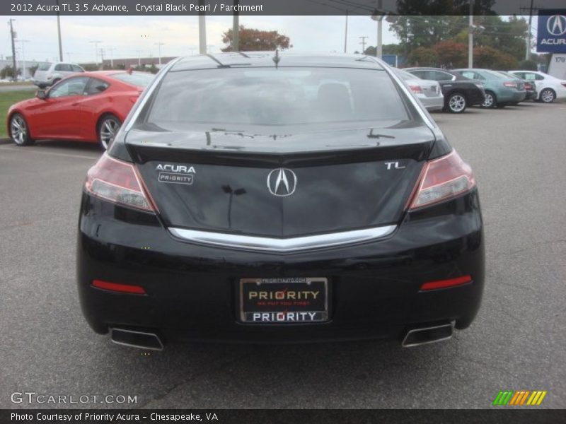 Crystal Black Pearl / Parchment 2012 Acura TL 3.5 Advance