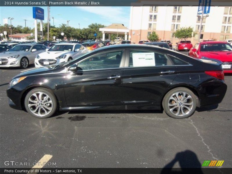 Phantom Black Metallic / Black 2014 Hyundai Sonata SE